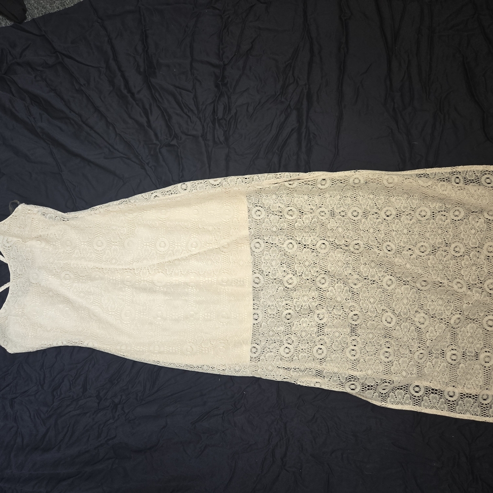 Cream Lace Dress